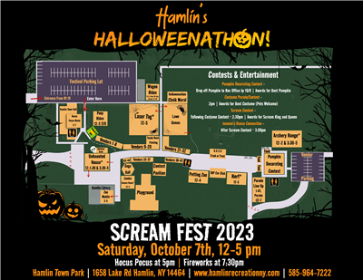 Town Of Hamlin Recreation Department Scream Fest 2023