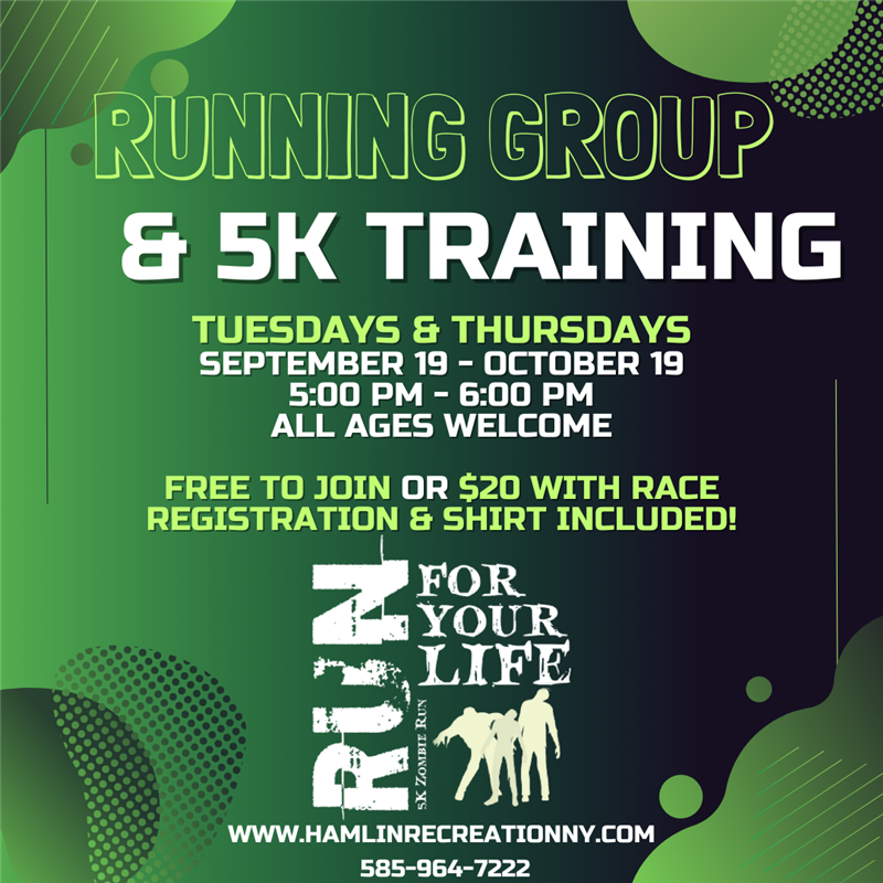 Town of Hamlin Recreation Department 5k Zombie Run Training